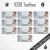 Toalhas Umedecidas para Bebê Gió Baby – 10 Pacotes de 100 Folhas Cada com Tampa Flip Top