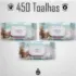 Toalha de Banho Bebe Kit 3 Toalhas Bordada com Capuz Dupla Face 100% Algodão Menino Menina