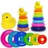 Pelúcia Stitch 22 cm com coração Eu te amo 10 cm