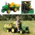 ✨Trator Peg Perego John Deere motorizado Ground Force cor verde/amarelo 127V