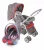 Travel System Reverse Vermelho, Cosco