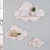 Trio De Nichos Modelo Nuvem Em Mdf Quarto De Bebê Rosa
