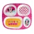 Tuut, Linha Disney, Prato com Divisória de Melamine, Minnie, Rosa, 24cm