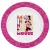 Tuut, Linha Disney, Prato Fundo de Melamine, Minnie, Rosa, 22cm