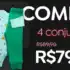 5 Conjuntos verão por R$ 100