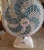 Ventilador de mesa 30cm, Ultra, 110V, Branco/Azul – V-30-6P*