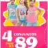 5 Conjuntos Meninos e Meninas (Tam. 2 ao 12)