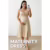 Vestido Feminina Gestante Midi Floral com Fendas e A justes Nas Costas