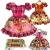 > Vestido Infantil de Festa Junina Festa São João e Quadrilha Com Filó de Armação