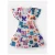 Vestido Infantil Manga Curta Borboletas Creme 166 – Laluna