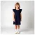 Vestido Infantil Menina Básico Iaia Rosa Azul Kids