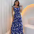 Vestido Longo Feminino Casual Lastex Alcinha Fenda Barato