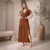 Vestido Longo Feminino Elegante Duna Com Fenda Lateral