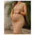 Vestido Midi Gestante Muscle Tee Canelado Gravidez Confortavel Elegante Casual M Ao GG
