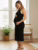 Vestido Midi Grávida Gestante Conforto Elegante Ribana Luxo