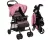 Voyage Carrinho de Bebê Passeio Vira Berço Spot Cinto 5 Pontos  Até 15kgs   Rosa Geo