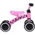 Zippy Toys Andador Infantil Carrinho de Equilibro Bebê. Feito Inteiramente em Plástico e Aço Carbono.Suporta Até 25Kg (Rosa)